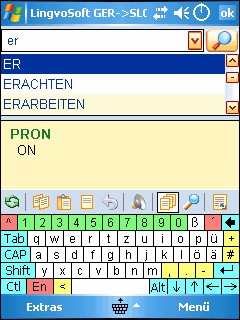 LingvoSoft Dictionary 2009 German <-> Slovak 4.1.88 screenshot